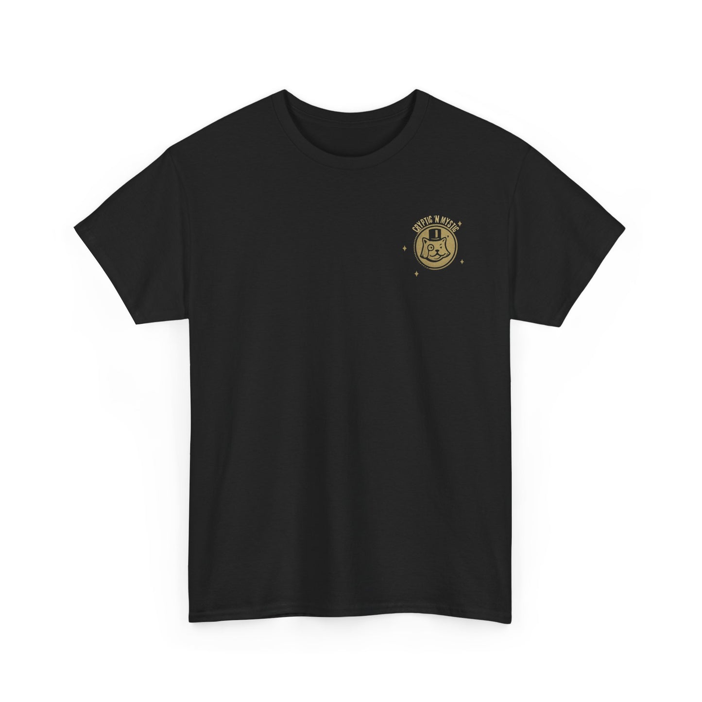 Cryptic and Mystic - Fat Cat Unisex Heavy Cotton Tee