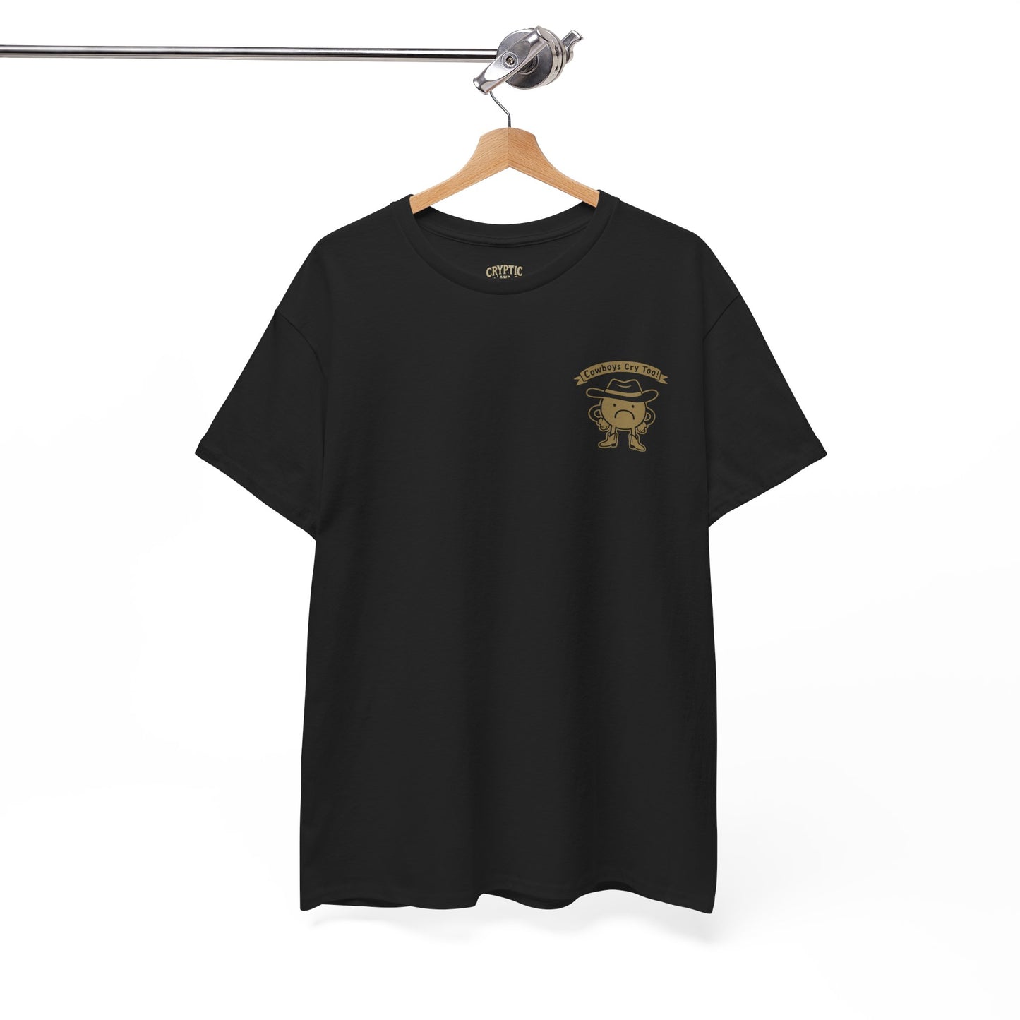Cowboys Cry Too Unisex Heavy Cotton Tee - Cryptic and Mystic