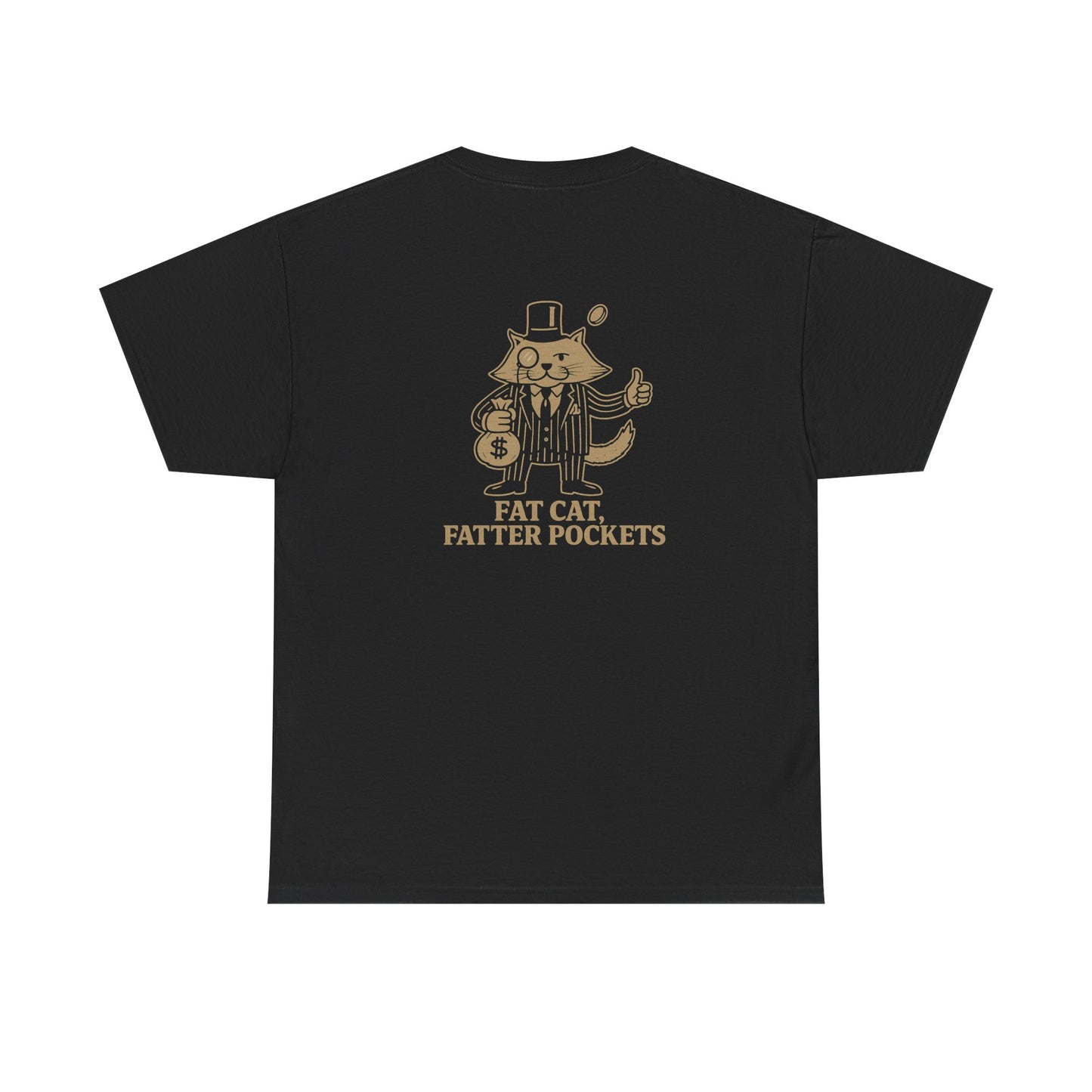 Cryptic and Mystic - Fat Cat Unisex Heavy Cotton Tee