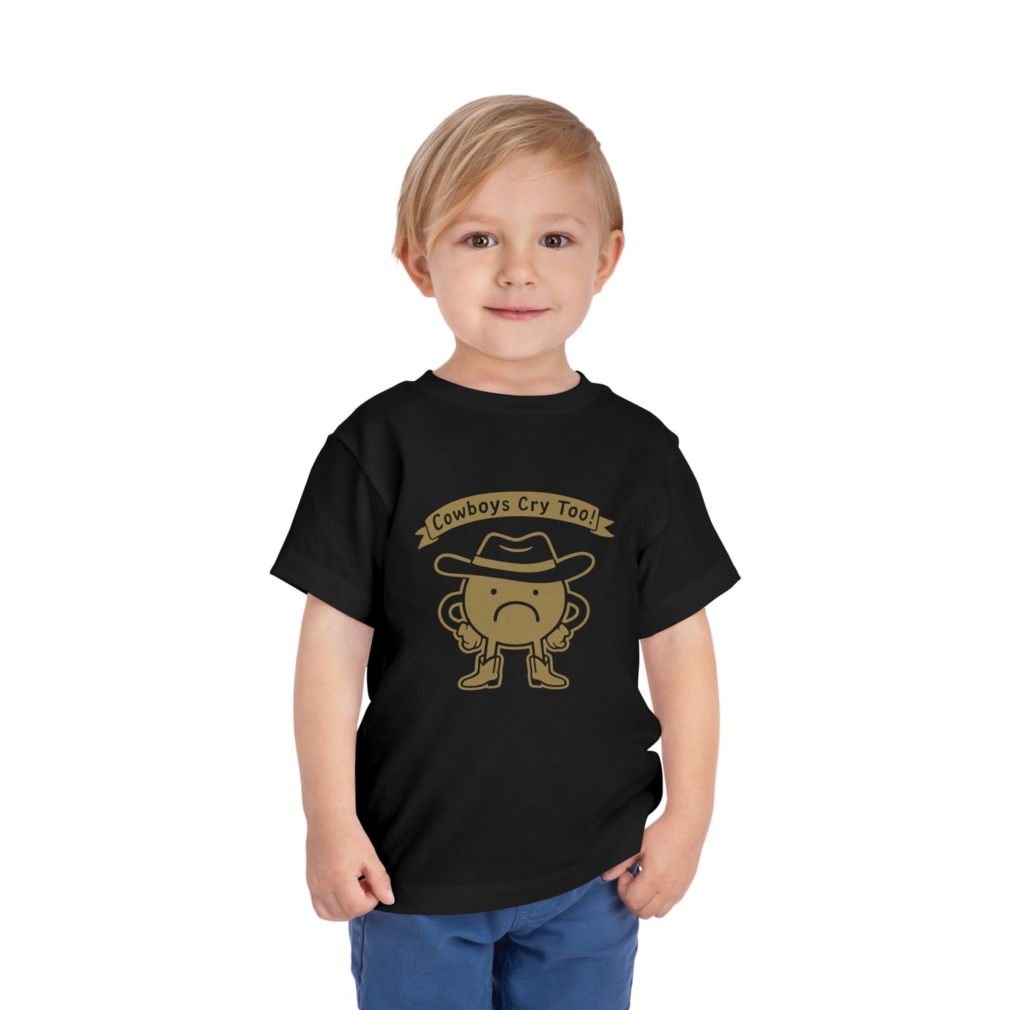 Cowboys Cry Too Toddler Tee - Cryptic and Mystic