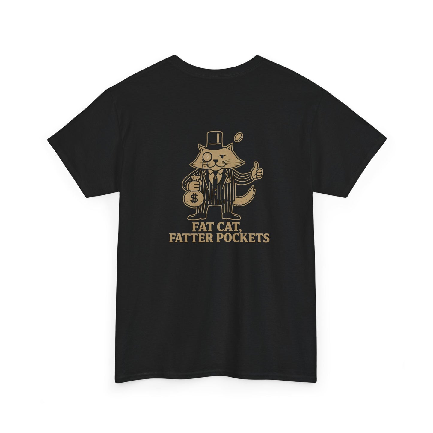 Cryptic and Mystic - Fat Cat Unisex Heavy Cotton Tee