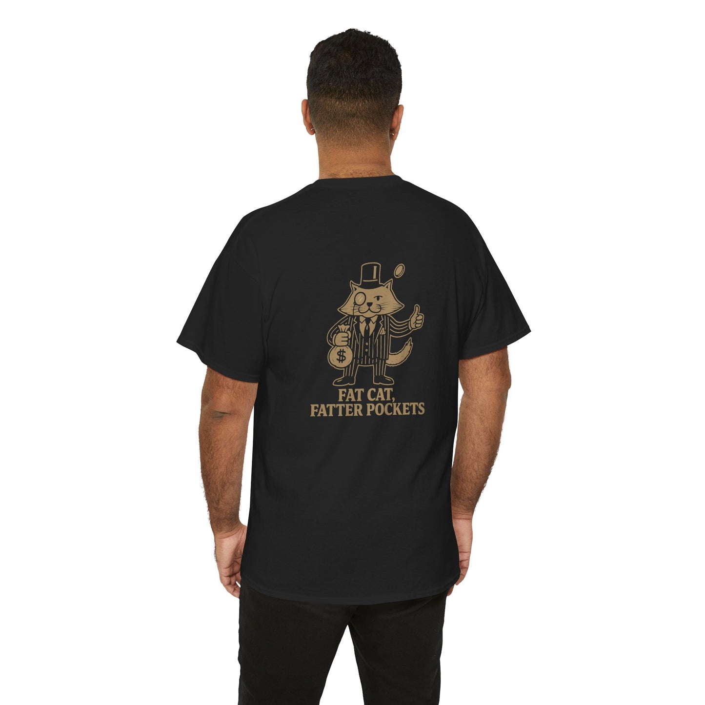 Cryptic and Mystic - Fat Cat Unisex Heavy Cotton Tee