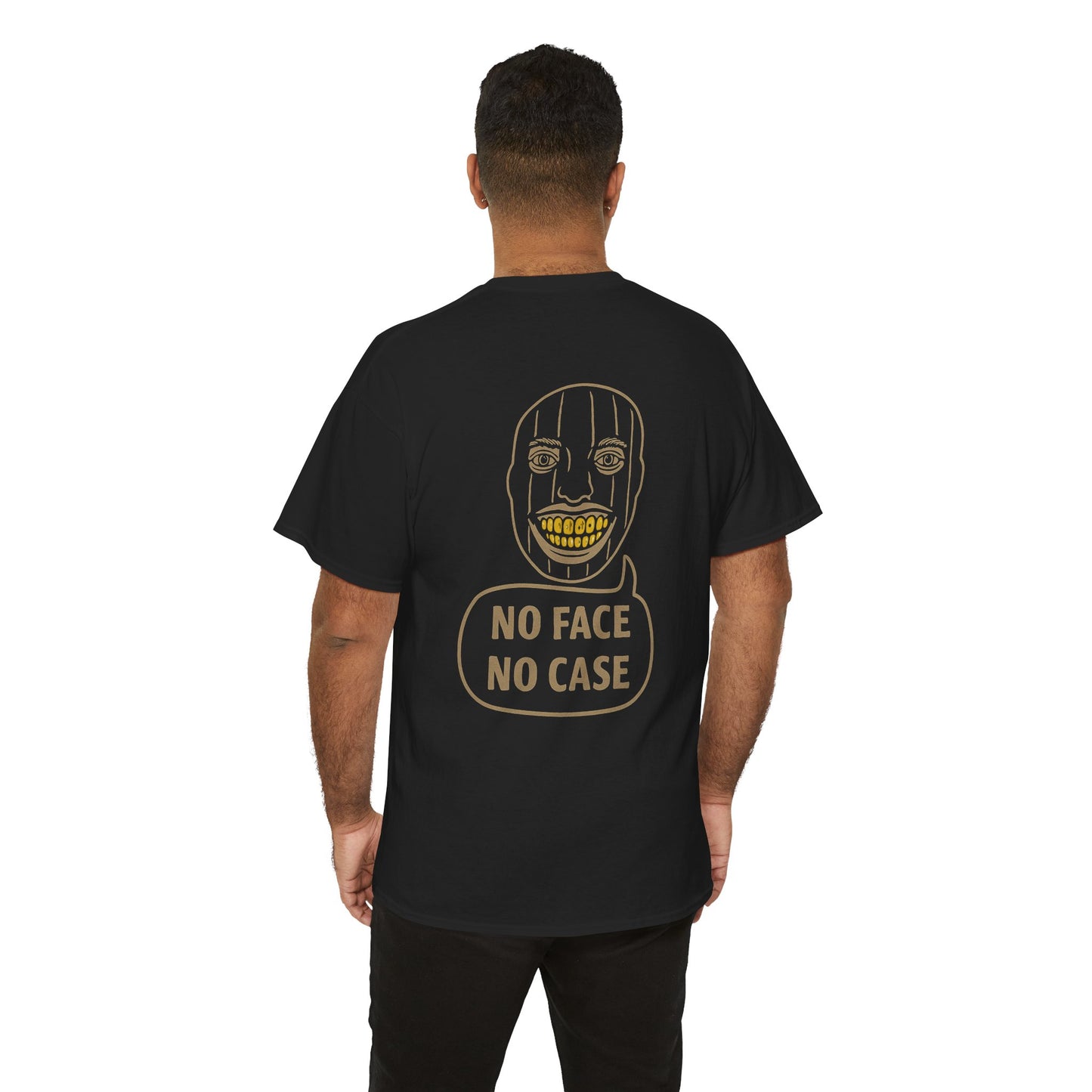Cryptic and Mystic Unisex Heavy Cotton Tee - No Face No Case
