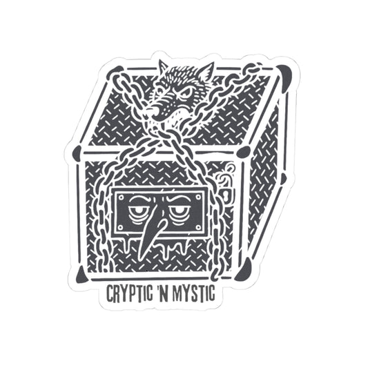 Cryptic and Mystic Kiss-Cut Stickers, Artistic Decals, Unique Stickers, Laptop Decoration, Gift for Art Lovers, Stickers for Journals