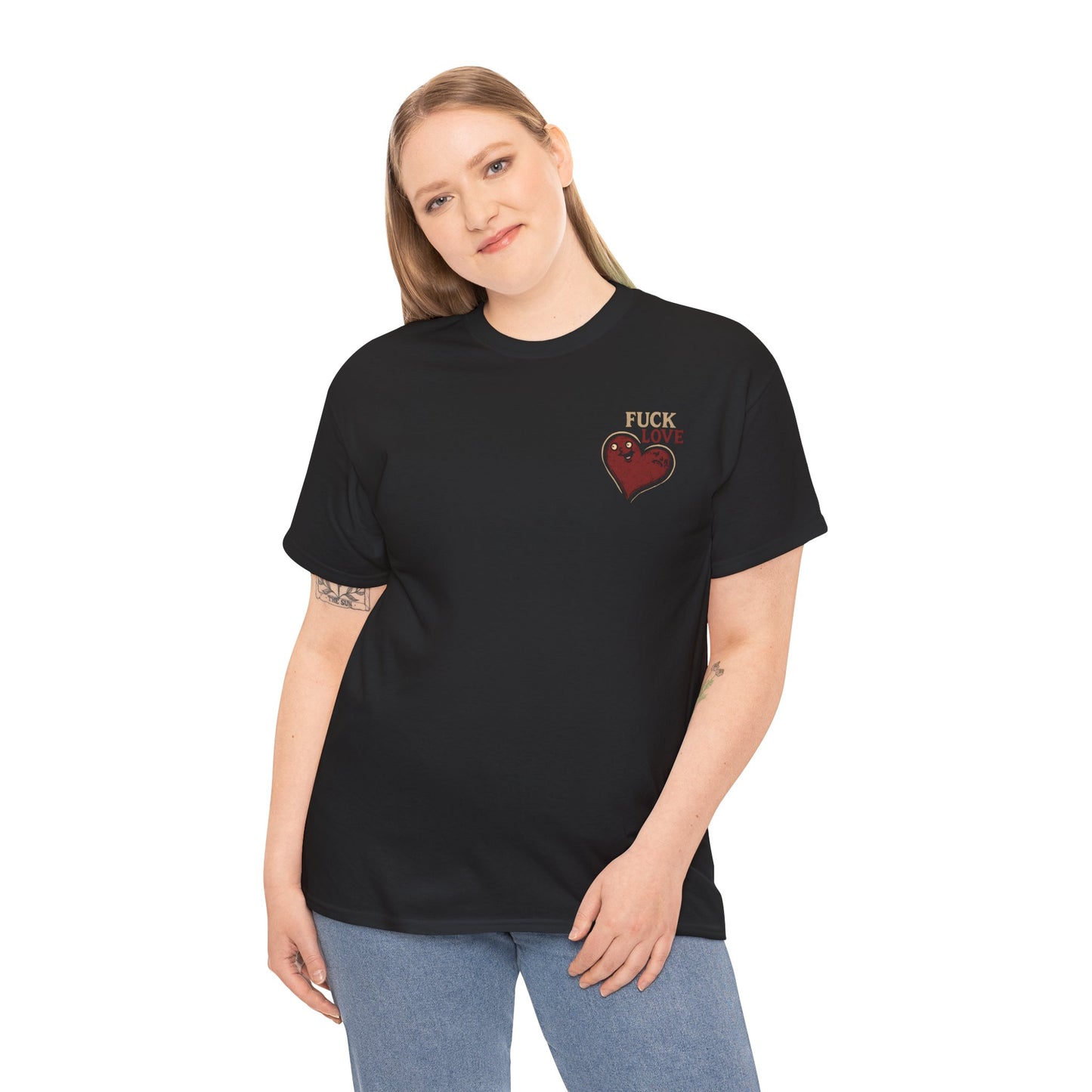 F&%$ LOVE Unisex Heavy Cotton Tee - Cryptic and Mystic