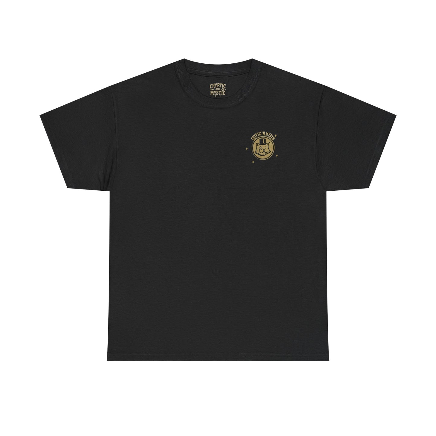 Cryptic and Mystic - Fat Cat Unisex Heavy Cotton Tee