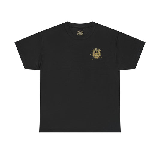 Cryptic and Mystic - Fat Cat Unisex Heavy Cotton Tee