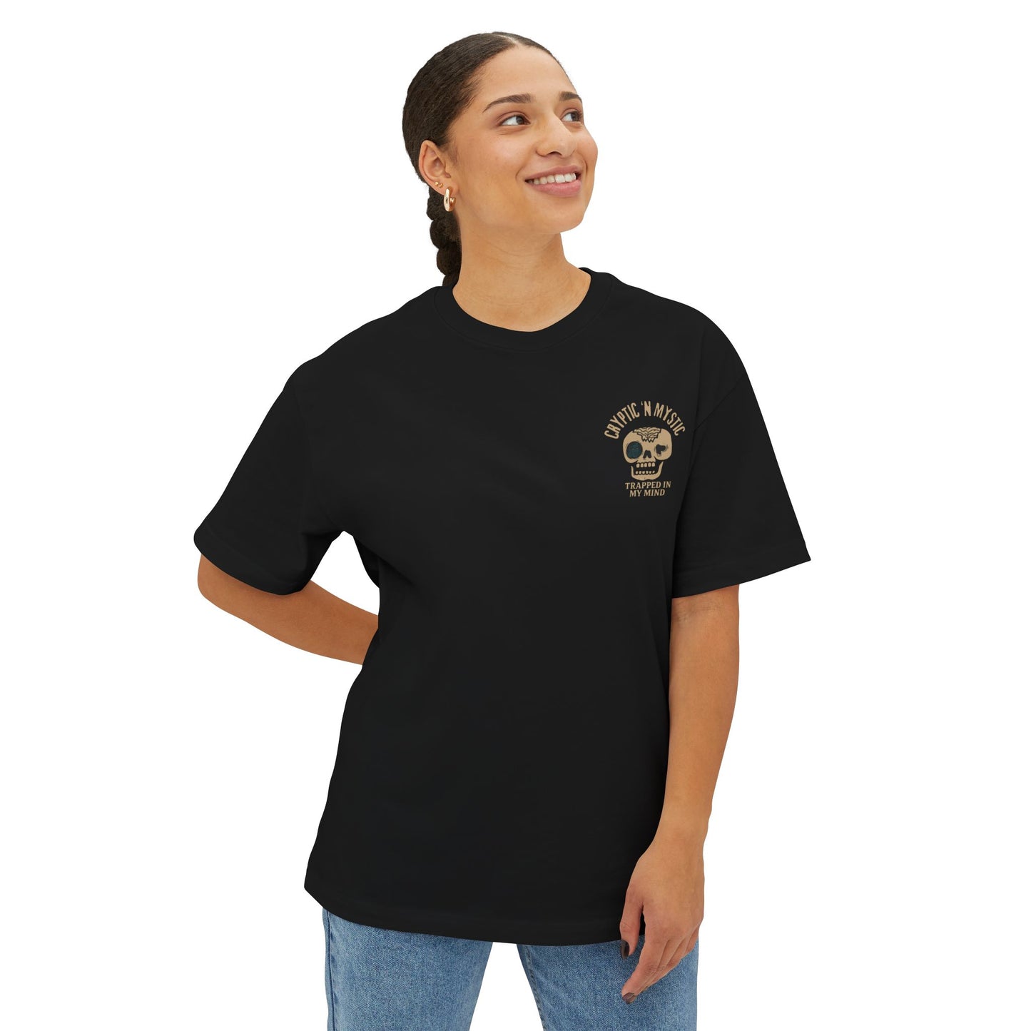 Trapped In My Mind Oversized Tee - Cryptic and Mystic Graphic Shirt, Unisex Boxy T-Shirt, Casual Streetwear, Gift for Trendsetters, [...]