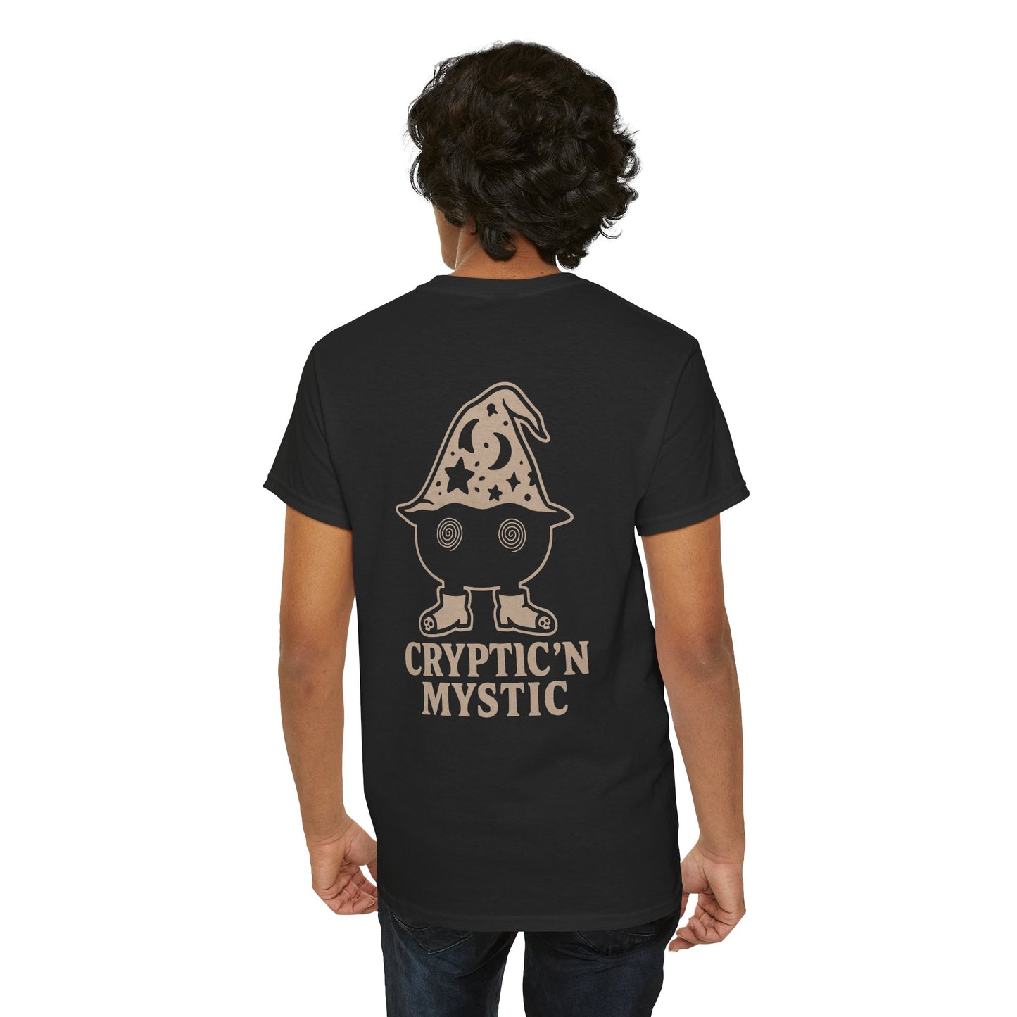 Cryptic 'N Mystic Grimley Unisex Heavy Cotton Tee, Graphic Tee, Casual Wear, Unisex Fashion, Everyday Comfort