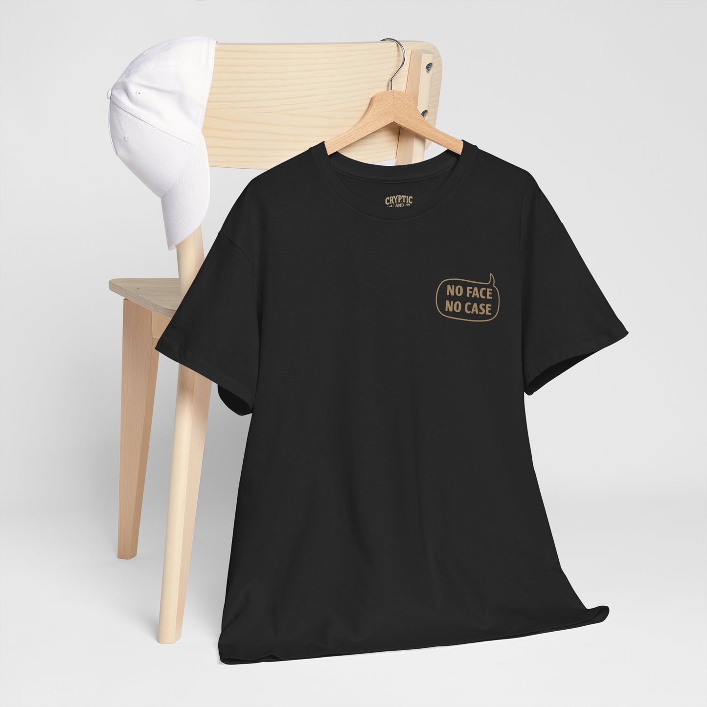 Cryptic and Mystic Unisex Heavy Cotton Tee - No Face No Case