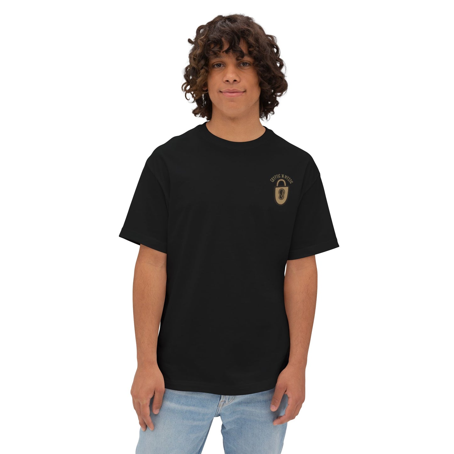 Cryptic and Mystic Unisex Boxy Graphic Tee - I Know Why The Caged Dog Barks
